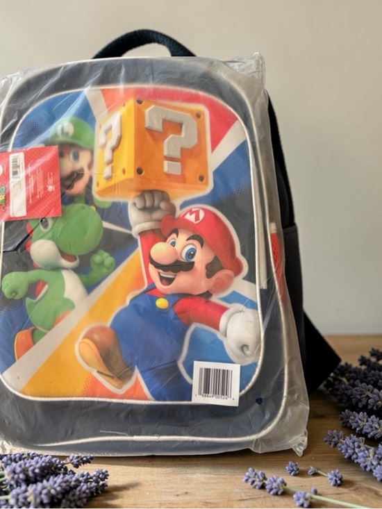 unbranded Other - Super Mario Kids Backpack - Blue/Red Graphic